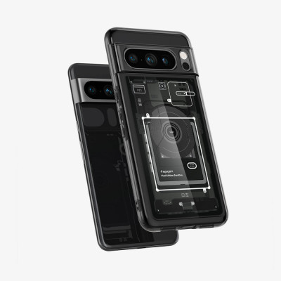 Spigen Ultra Hybrid Zero One mobile phone case 17 cm (6.7") Cover Black, Grey