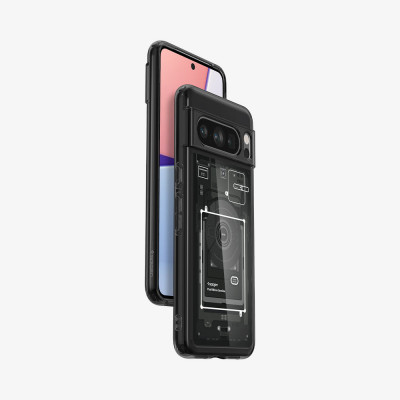 Spigen Ultra Hybrid Zero One coque de protection pour téléphones portables 17 cm (6.7") Housse Noir, Gris