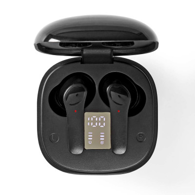 Nedis HPBT5060BK écouteur/casque Écouteurs Sans fil Ecouteurs Musique/Quotidien USB Type-C Bluetooth Noir