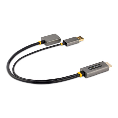 StarTech.com 128-HDMI-DISPLAYPORT câble vidéo et adaptateur 0,3 m HDMI Type A (Standard) Noir, Gris