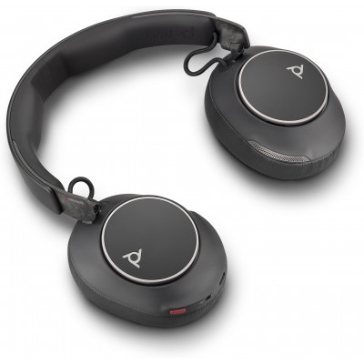 POLY Voyager Surround 80 UC Headset Draadloos Hoofdband Muziek/Voor elke dag USB Type-C Bluetooth Zwart