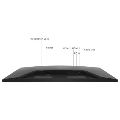 Lenovo G27q-30 LED display 68.6 cm (27") 2560 x 1440 pixels Quad HD Black