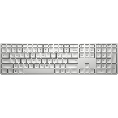 HP 970 Programmable Wireless Keyboard clavier Bluetooth Argent