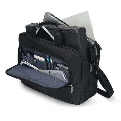Dicota Eco Top Traveller Twin SELECT notebook case 39.6 cm (15.6") Messenger case Black