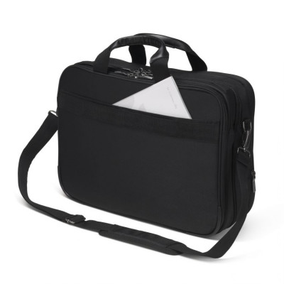 Dicota Eco Top Traveller Twin SELECT notebook case 39.6 cm (15.6") Messenger case Black