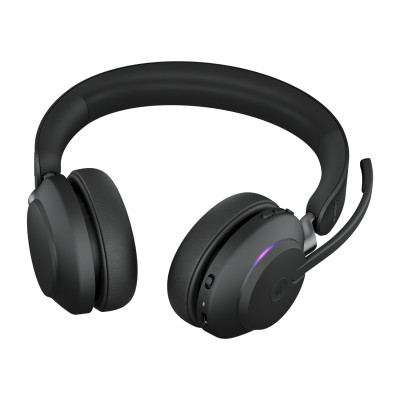 Jabra Evolve2 65, MS Stereo Headset Wireless Head-band Office/Call center USB Type-C Bluetooth