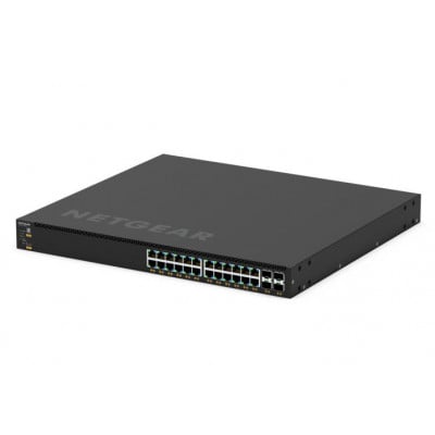 NETGEAR GSM4328-100AJS Géré L3 Gigabit Ethernet (10/100/1000) Connexion Ethernet, supportant l'alimentation via ce port (PoE) 1U Noir