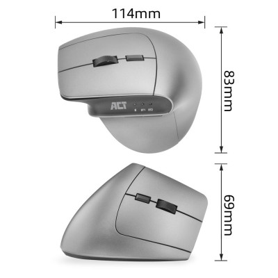 ACT AC5155 mouse Right-hand RF Wireless + Bluetooth Optical 2400 DPI