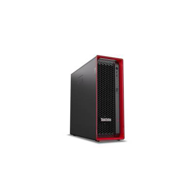 Lenovo ThinkStation P5 Intel® Xeon® W w5-2445 64 GB DDR5-SDRAM 1 TB SSD NVIDIA RTX A4000 Windows 11 Pro for Workstations Tower Workstation Zwart, Rood