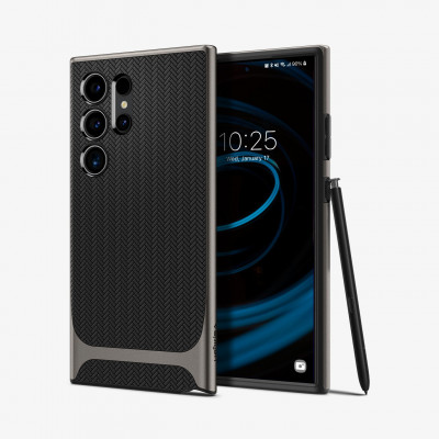 Spigen Neo Hybrid mobile phone case 17.3 cm (6.8") Cover Black, Grey