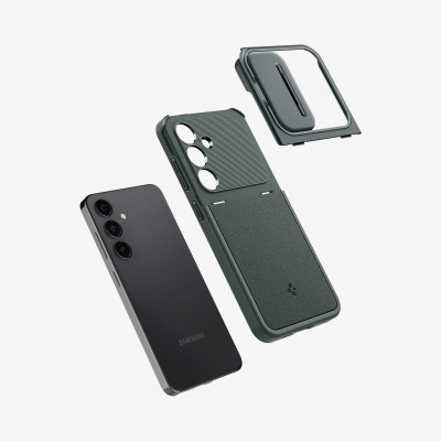 Spigen Optik Armor mobile phone case 15.8 cm (6.2") Cover Green