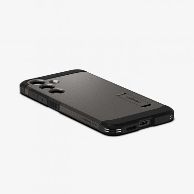 Spigen Tough Armor mobile phone case 17 cm (6.7") Cover Black, Grey