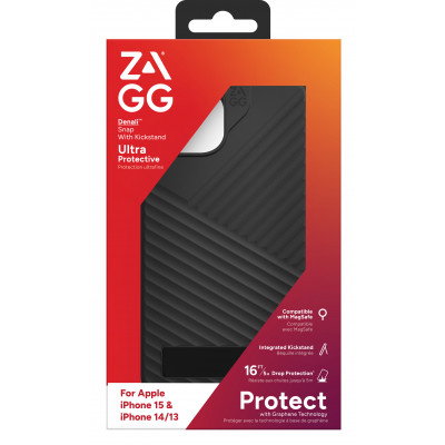 ZAGG 702312716 coque de protection pour téléphones portables 15,5 cm (6.1") Housse Noir