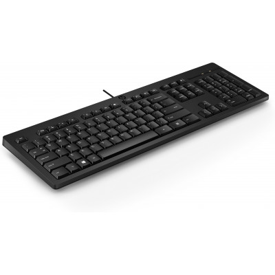 HP 125 USB WD KBD (Bulk 12) toetsenbord Zwart