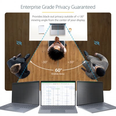 StarTech.com 135S-PRIVACY-SCREEN schermfilter Randloze privacyfilter voor schermen 34,3 cm (13.5")