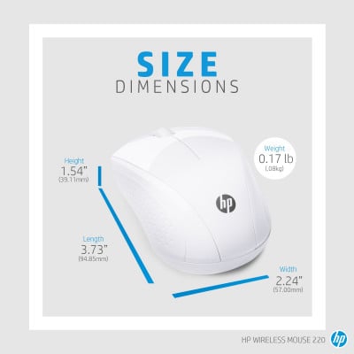 HP 220 Wireless Mouse souris RF sans fil Optique