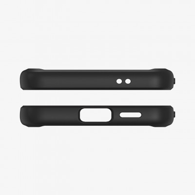 Spigen ACS07329 mobile phone case 17 cm (6.7") Cover Black, Transparent