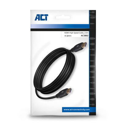 Act HDMI High Speed Connection Cable 2.5 Met