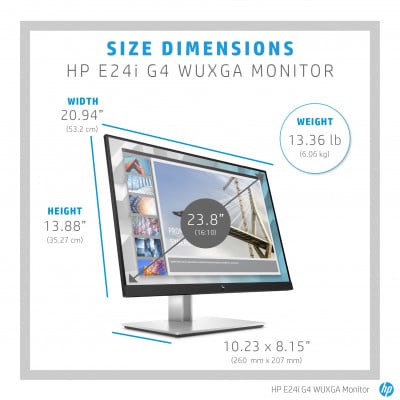 HP E24i G4 WUXGA Monitor EU