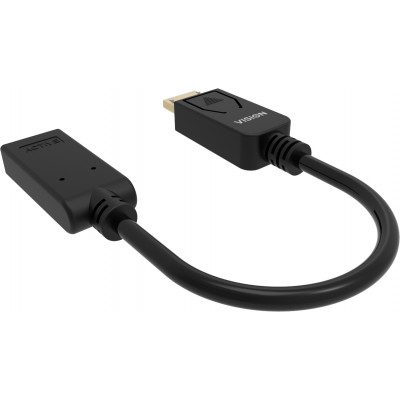 Vision TC-DPHDMI/BL video kabel adapter HDMI Type A (Standaard) DisplayPort Zwart