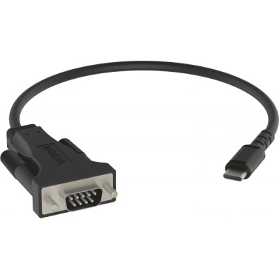 Vision TC-USBCSER/BL serial cable Black RS-232 USB-C