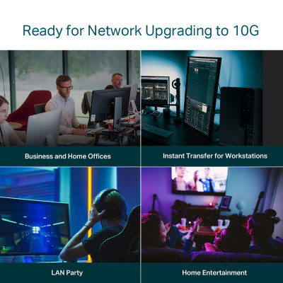 TP-Link 8-Port 10G Multi-Gigabit Desktop&#47;RSwitch