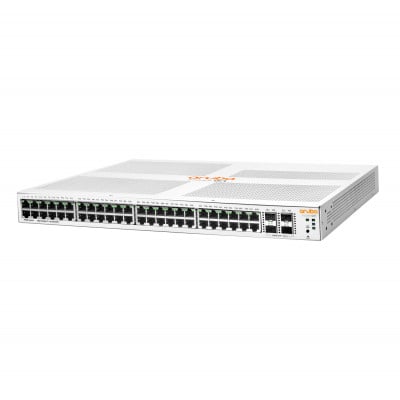 Hewlett Packard Enterprise Aruba Instant On 1930 48G Class4 PoE 4SFP/SFP+ 370W Managed L2+ Gigabit Ethernet (10/100/1000) Power over Ethernet (PoE) 1U White