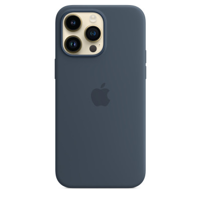 Apple iPhone 14 Pro Max Si Case Storm Blue