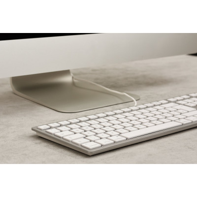 CHERRY KC 6000C FOR MAC keyboard USB QWERTY English Silver