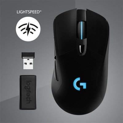 Logitech G G703 Lightspeed mouse Right-hand RF Wireless Optical 25600 DPI