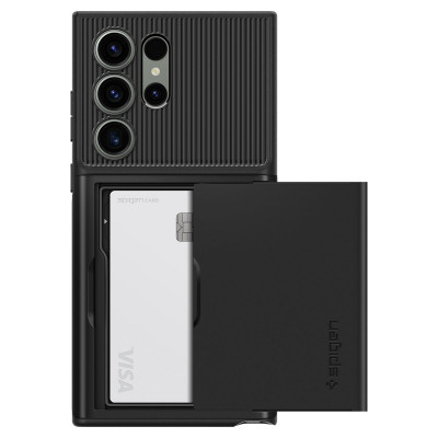 Spigen ACS05628 mobile phone case 17.3 cm (6.8") Cover Black
