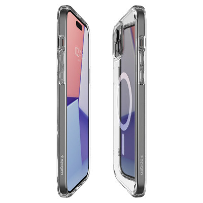Spigen ACS06802 mobile phone case 15.5 cm (6.1") Cover Transparent, White