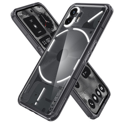 Spigen ACS06542 coque de protection pour téléphones portables 17 cm (6.7'') Housse Gris, Transparent