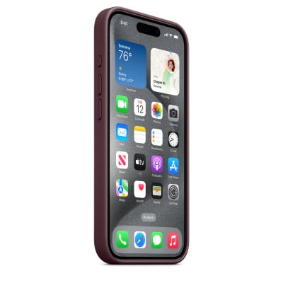 Apple MT4L3ZM/A mobile phone case 15.5 cm (6.1") Cover Bordeaux