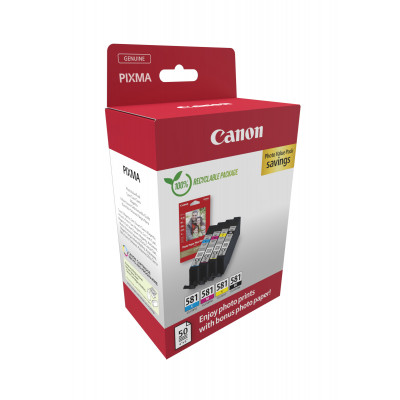 Canon 2106C006 inktcartridge 4 stuk(s) Origineel Zwart, Cyaan, Magenta, Geel