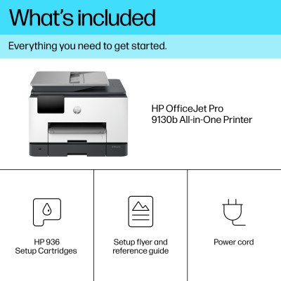 HP OfficeJet Pro 9130b All-in-One Printer Thermal inkjet A4 4800 x 1200 DPI 25 ppm Wi-Fi