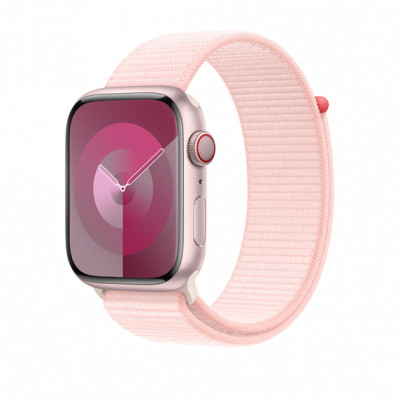 Apple MT5F3ZM/A slimme draagbare accessoire Band Roze Nylon, Gerecycled polyester, Spandex