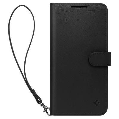 Spigen ACS05893 mobile phone case 16.5 cm (6.5") Wallet case Black