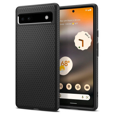 Spigen Liquid Air mobile phone case 15.6 cm (6.13") Cover Black