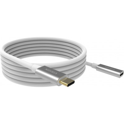 Vision TC 2MUSBCEXT câble USB 2 m USB 3.2 Gen 2 (3.1 Gen 2) USB C Blanc