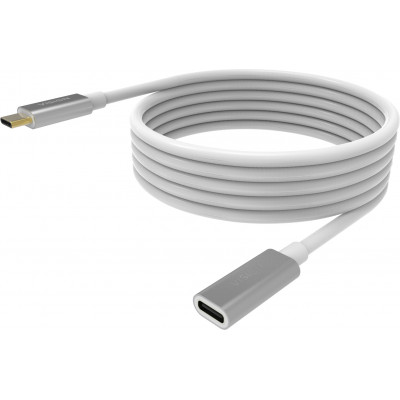 Vision TC 2MUSBCEXT USB cable 2 m USB 3.2 Gen 2 (3.1 Gen 2) USB C White