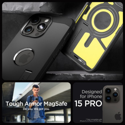 Spigen ACS06733 coque de protection pour téléphones portables 15,5 cm (6.1") Housse Noir