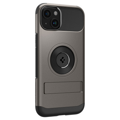 Spigen ACS06486 mobile phone case 15.5 cm (6.12") Cover Black, Grey
