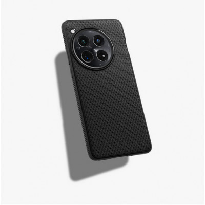 Spigen OnePlus 12 Liquid Air Matte Black mobiele telefoon behuizingen 17,3 cm (6.82") Hoes Zwart