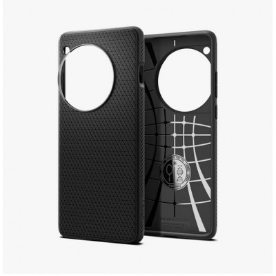 Spigen OnePlus 12 Liquid Air Matte Black mobile phone case 17.3 cm (6.82") Cover