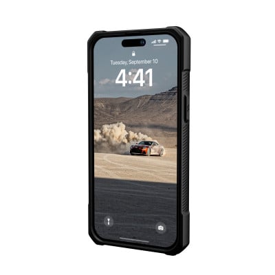 Urban Armor Gear Monarch mobile phone case 17 cm (6.7'') Cover Black