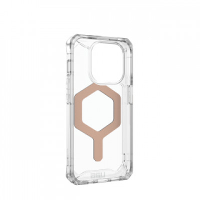 Urban Armor Gear Plyo Magsafe mobile phone case 15.5 cm (6.1") Cover Rose gold, Transparent