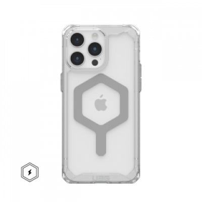 Urban Armor Gear Plyo Magsafe mobiele telefoon behuizingen 17 cm (6.7") Hoes Zilver, Transparant
