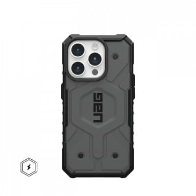 Urban Armor Gear Pathfinder Magsafe coque de protection pour téléphones portables 15,5 cm (6.1") Housse Noir, Argent