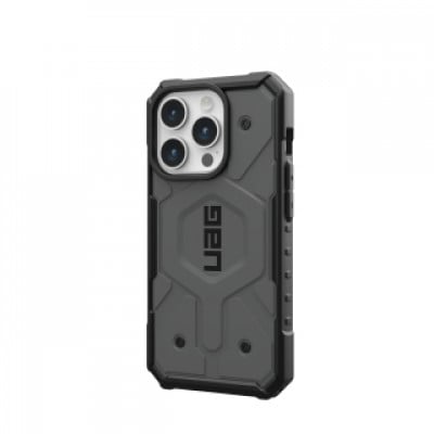 Urban Armor Gear Pathfinder Magsafe mobile phone case 15.5 cm (6.1") Cover Black, Silver